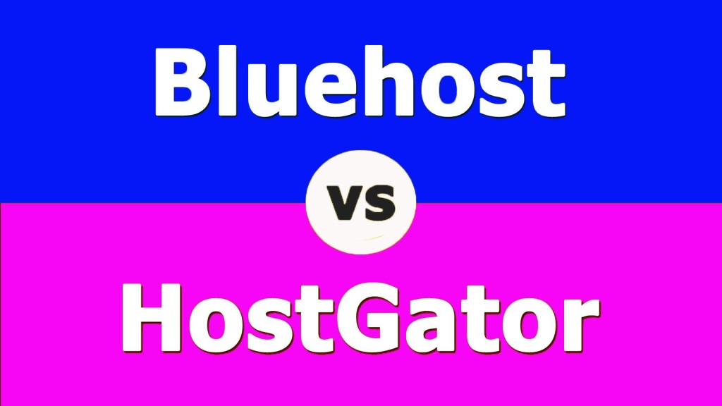 bluehost vs hostgator